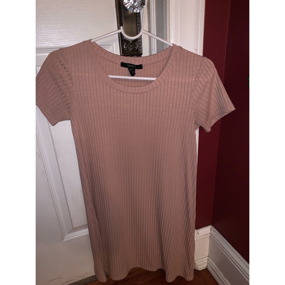 Pink T-Shirt Dress